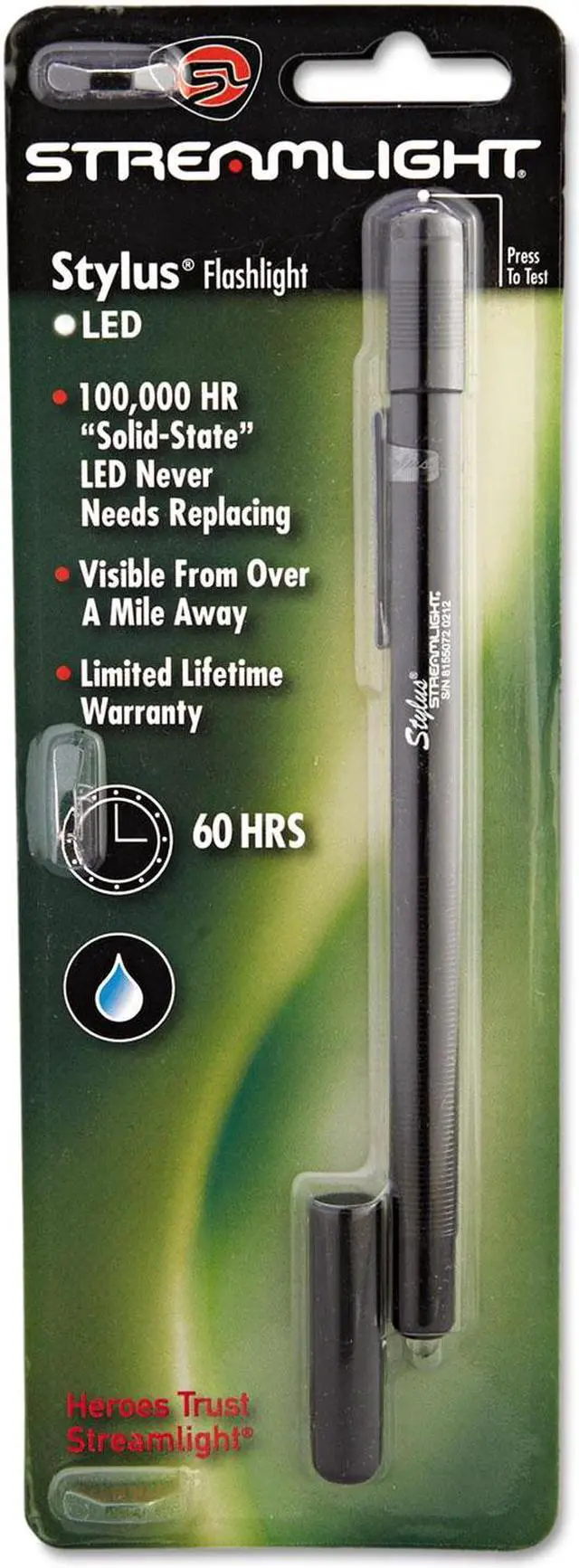 Alt view image 6 of 11 - Streamlight Stylus LED Pen Light 3AAAA (Sold Separately) Black 65018