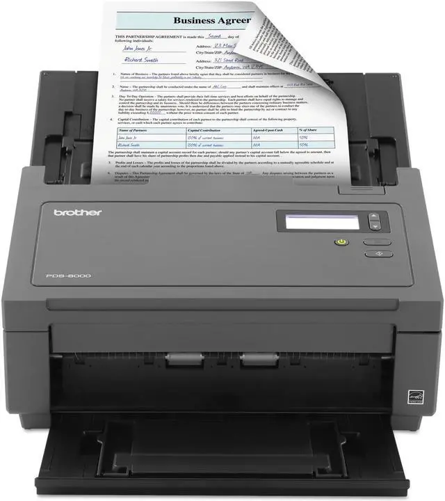 Alt view image 4 of 7 - Brother PDS-6000 600 x 600 dpi USB Color Desktop Scanner with Duplex for Higher Scan Volumes