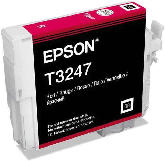 Alt view image 3 of 10 - EPSON PRINT T324720 ULTRACHROME HG2 RED INK CARTRIDGE, STANDARD CAPACITY
