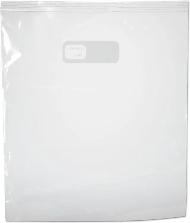 Alt view image 10 of 13 - Boardwalk Reclosable Food Storage Bags 2 Gal Clear LDPE 13 x 15 100/Box 2GALBAG