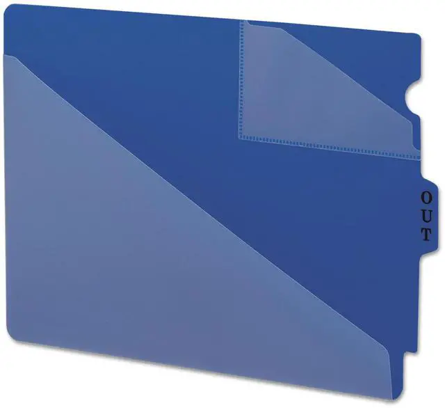 Alt view image 5 of 6 - Smead Poly Out Guides with Diagonal-Cut Pockets