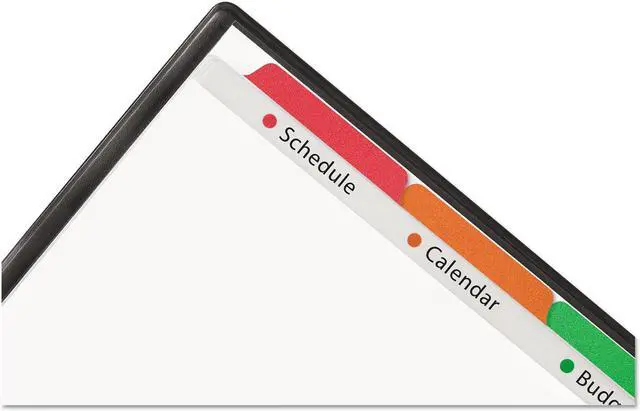 Alt view image 13 of 16 - Avery Clear View Plastic Dividers with Sheet Protector Multicolor 8-Tab Letter