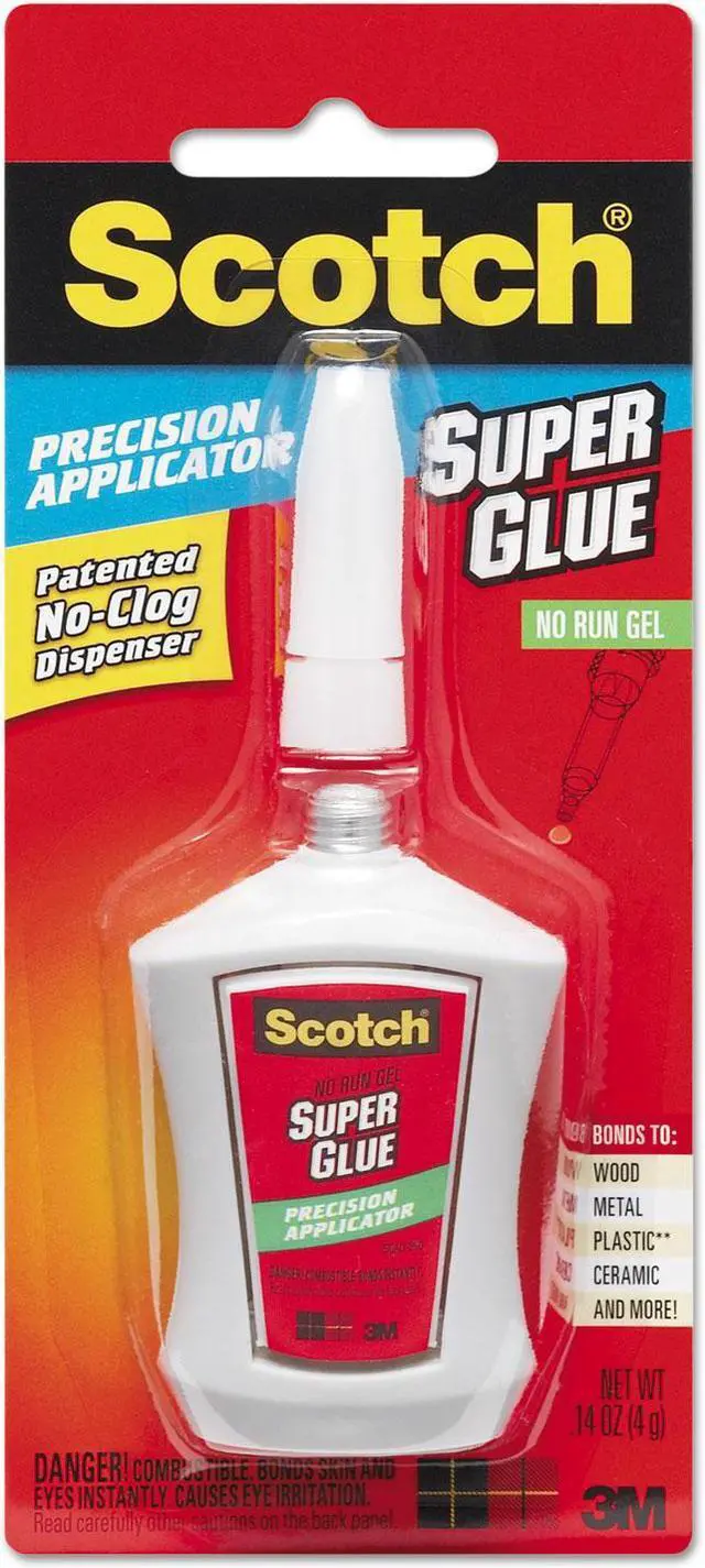 Alt view image 15 of 18 - Scotch Super Glue Gel In Precision Applicator-.14 Ounces