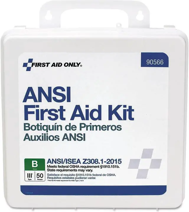 Alt view image 11 of 16 - ANSI 2015 Compliant  Class B Type III First Aid Kit for 50 People, 199 Pieces FAO90566