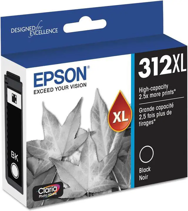 Alt view image 4 of 9 - Epson Claria Photo HD T312XL Original Inkjet Ink Cartridge Black T312XL120S