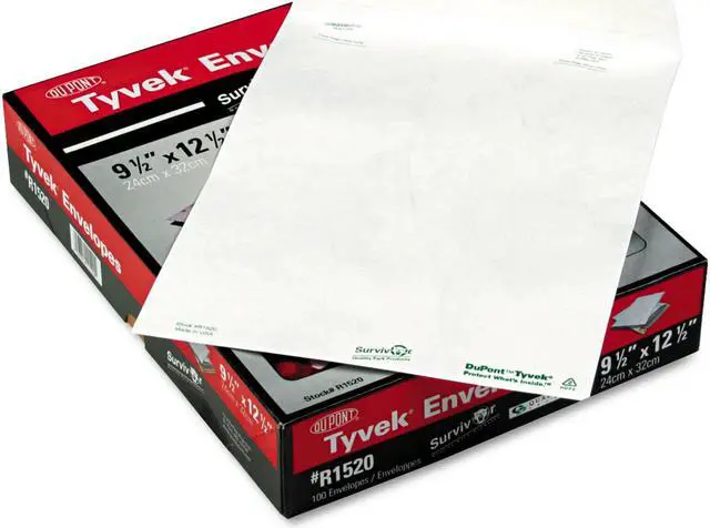 Alt view image 7 of 9 - Survivor Tyvek Mailer 9 1/2 x 12 1/2 White 100/Box R1520
