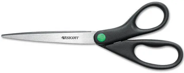 Alt view image 8 of 10 - Westcott KleenEarth Recycled Scissors Black 9" Long 13138