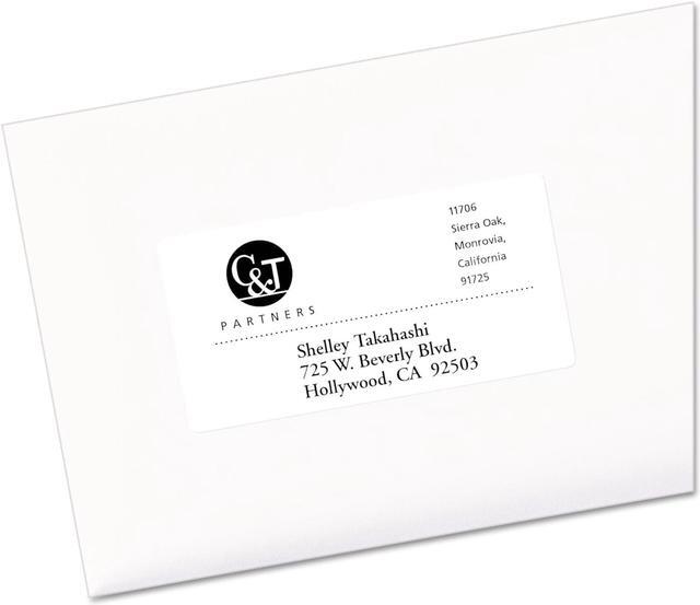 Alt view image 7 of 10 - Avery Shipping Labels with TrueBlock Technology Laser/Inkjet 2 x 4 White 5000