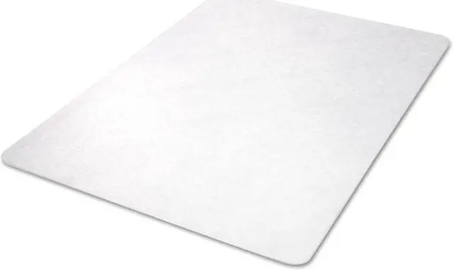 Alt view image 14 of 15 - Deflect-O EconoMat Anytime Use Chair Mat for Hard Floor 45 x 53 Clear CM21242COM