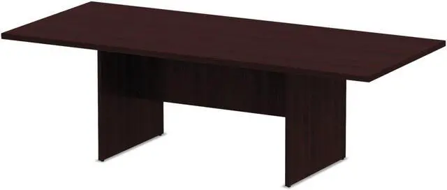 Alt view image 5 of 6 - Alera Valencia Series Conference Table Rectangle 94 1/2 x 41 3/8 x 29 1/2 Mahogany VA719642MY