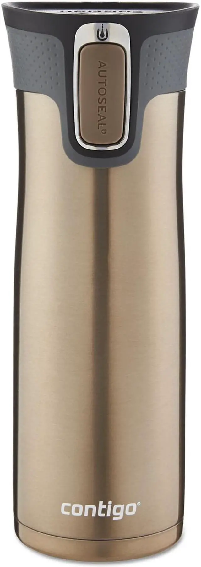 Alt view image 6 of 7 - Contigo 20 oz. West Loop 2.0 Autoseal Stainless Steel Travel Mug - Latte