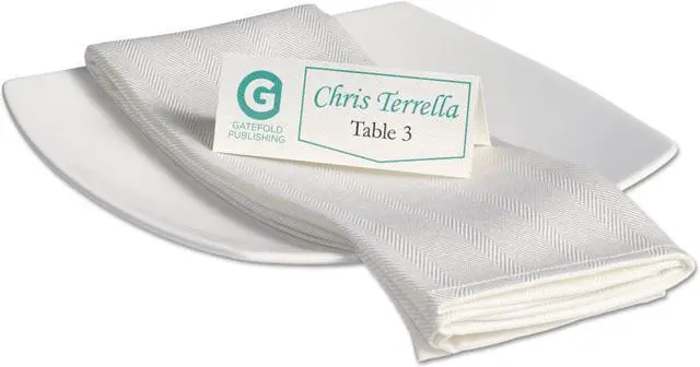 Alt view image 8 of 11 - Avery Small Place Cards, Matte, Two-Sided Printing, 1-7/16" x 3-3/4", 150 Cards (5011)