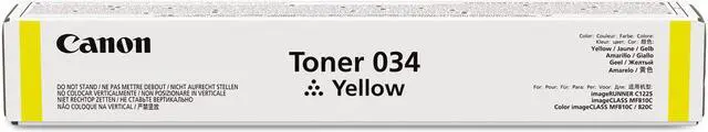 Alt view image 9 of 11 - CANON USA 9451B001 CANON CARTRIDGE 034 YELLOW TONER - FOR IMAGECLASS MF820CDN AND MF810CDN - FULL Y