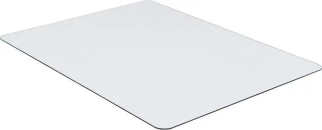 Alt view image 4 of 14 - Lorell Chairmat Tempered Glass 46"Wx36"Lx1/4"H Clear 82833
