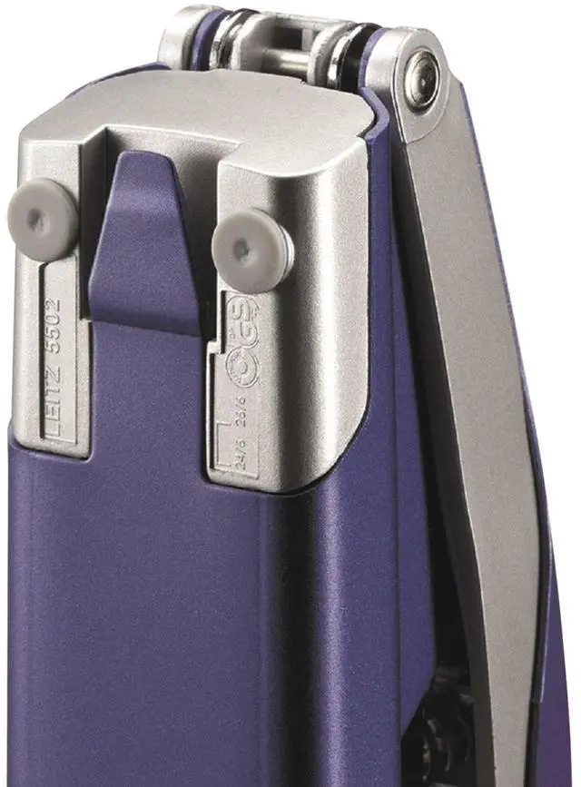 Alt view image 2 of 7 - Leitz NeXXt Series Style Metal Stapler Full-Strip 40-Sheet Capacity Blue 55657069