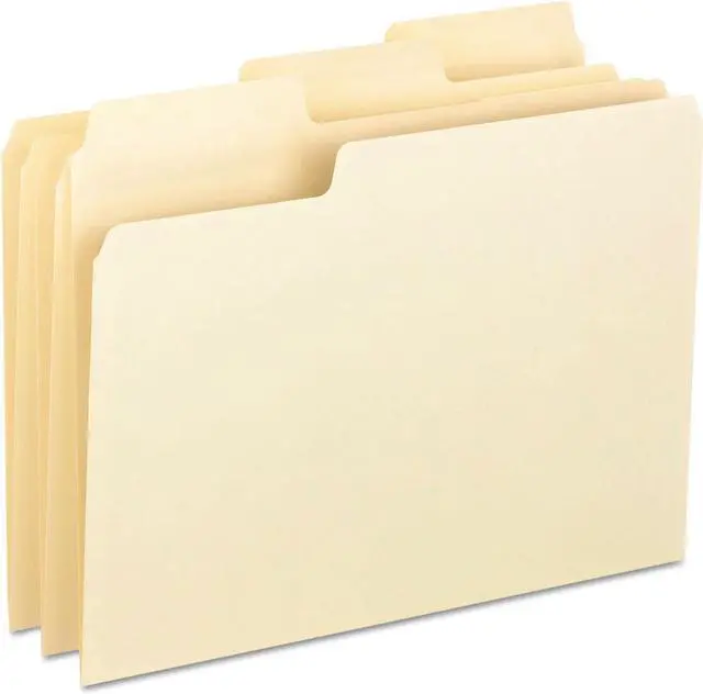 Alt view image 14 of 14 - Smead Erasable SuperTab File Folders Letter Manila 24/Set 10380