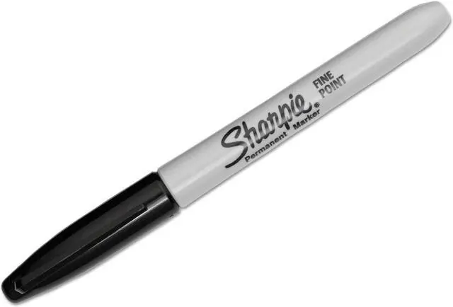 Alt view image 4 of 11 - Sharpie 30001EA, Fine Point Permanent Marker, Black, 1 Each.