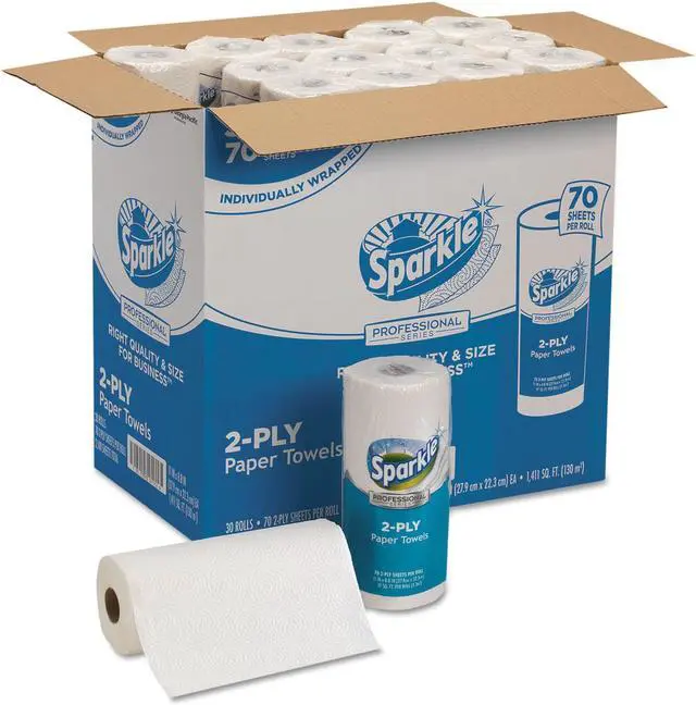 Alt view image 8 of 11 - Georgia Pacific Sparkle Premium Roll Towels 70 Sheets/Roll