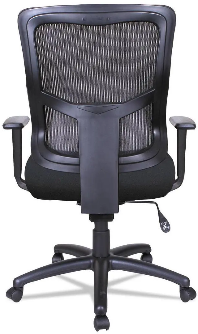Alt view image 17 of 20 - Alera ALEELT4214F Elusion II Series Mesh Mid-Back Swivel/Tilt Chair with Adjustable Arms