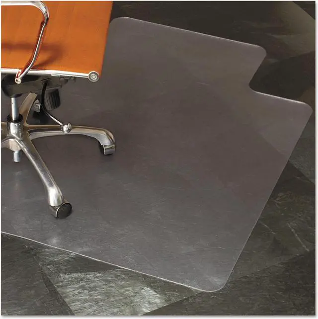 Alt view image 13 of 14 - Es Robbins Natural Origins Chair Mat With Lip For Hard Floors 36 x 48 Clear 143002
