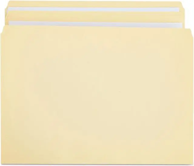 Alt view image 5 of 13 - UNIVERSAL File Folders Straight Cut Two-Ply Top Tab Legal Manila 100/Box 16120