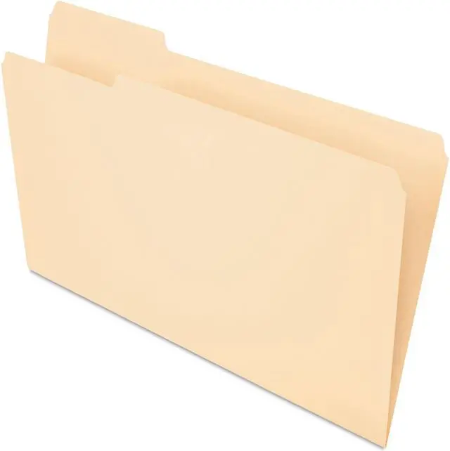 Alt view image 2 of 2 - Pendaflex Essentials File Folders Straight Cut Top Tab Legal Manila 100/Box 753