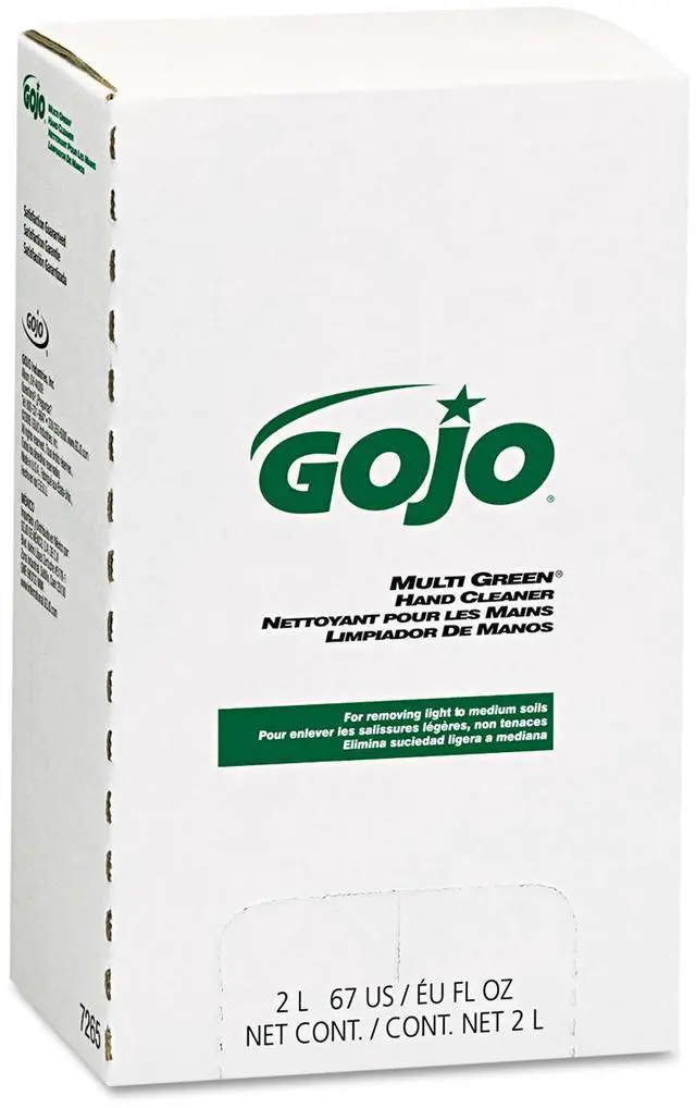 Alt view image 16 of 20 - Gojo MULTI GREEN Hand Cleaner Refill 2000mL Citrus Scent Green 1/Carton 7265