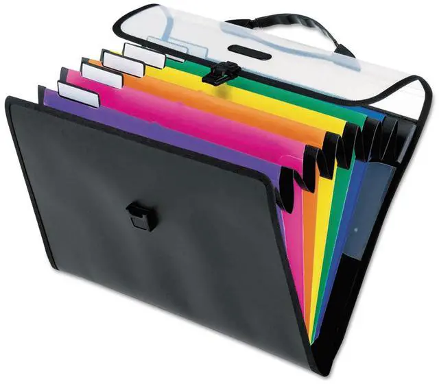 Alt view image 2 of 15 - Tops  52891 Pendaflex Desk Free Hanging Organizer, Letter - 8.50" x 11" Sheet Size - 6 Pocket(s) - Polypropylene - Assorted - 1 Each