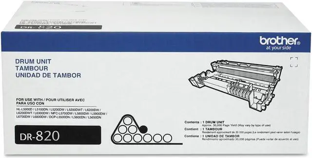 Alt view image 15 of 20 - Brother DR820 Drum Unit Cartridge