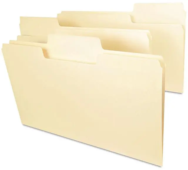 Alt view image 15 of 18 - Smead 15401 - SuperTab Heavyweight Folder, Manila, 1/3 Cut, Legal, 50/BX