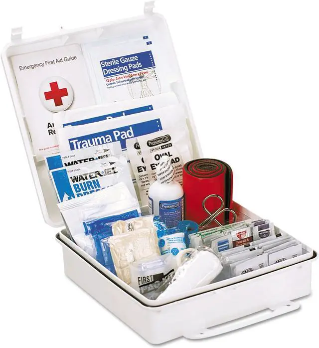 Alt view image 9 of 16 - ANSI 2015 Compliant  Class B Type III First Aid Kit for 50 People, 199 Pieces FAO90566