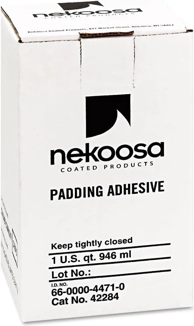 Alt view image 2 of 2 - Nekoosa Coated Products Fan-out Padding Adhesive 32 oz Liquid 42284