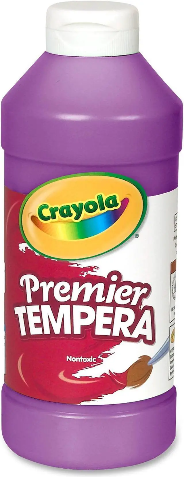 Alt view image 4 of 5 - Crayola 54-1216-040 16 Oz Premier Tempera Paint - Purple