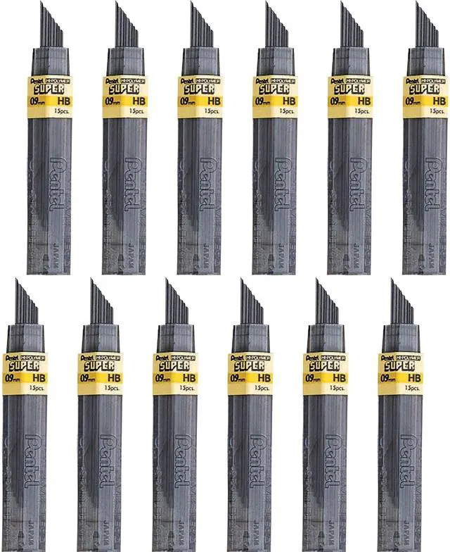 Alt view image 2 of 3 - Pentel 509HBBX Super Hi-Polymer Leads
