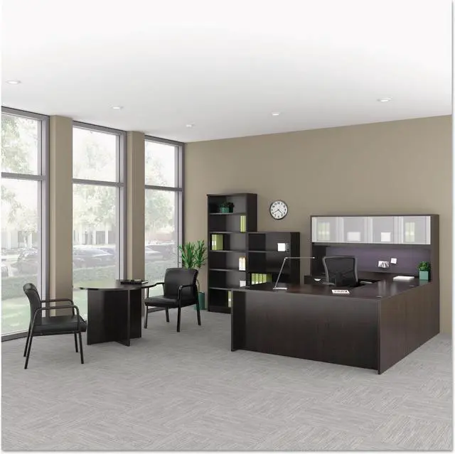 Alt view image 19 of 20 - Alera Valencia Series Reversible Return/Bridge Shell 42w x 23 5/8d Espresso