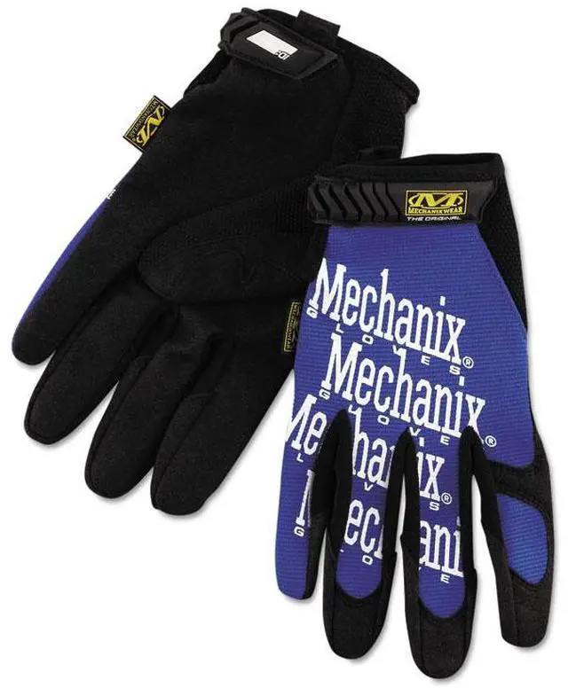 Alt view image 3 of 6 - Mechanix Wear The Original Work Gloves Blue/Black X-Large MG03011