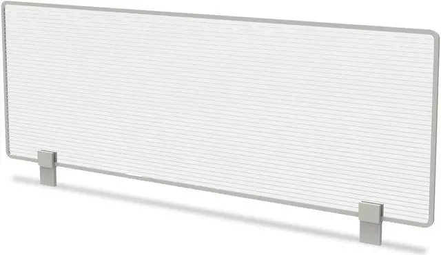 Alt view image 11 of 17 - Linea Italia Trento Line Dividing Panel Polycarbonate 47-1/8 x 1 3/4 x 15-1/2