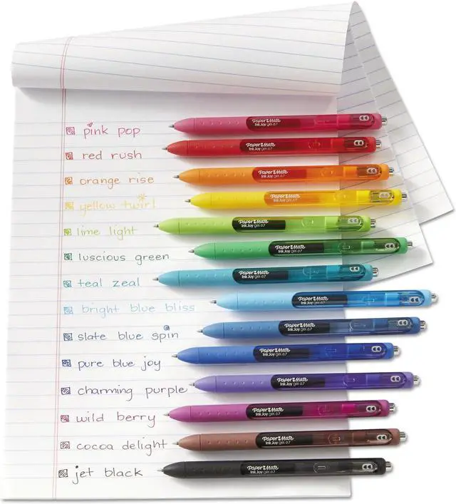Alt view image 14 of 17 - Paper Mate Pen,Inkjoy,Gel,0.5,Os,Bk 1951720