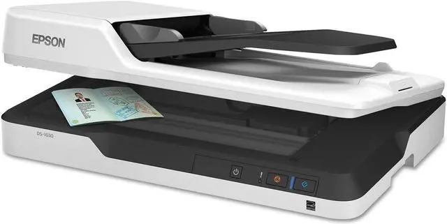 Alt view image 7 of 20 - EPSON WorkForce DS-1630 (B11B239201) Duplex 1200 dpi x 1200 dpi USB Color Flatbed Scanner