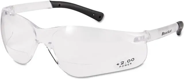 Alt view image 10 of 12 - Crew Bearkat Safety Glasses, Magnifier 2.0 Dioper, Clear Lens 1 EA