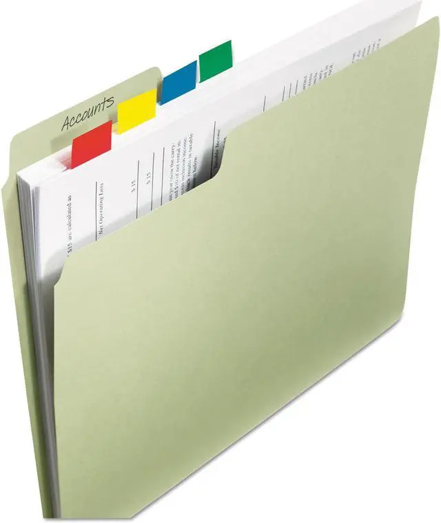 Alt view image 11 of 16 - Post-it Marking Page Flags in Dispensers Green 50 Flags/Dispenser 12 Dispensers