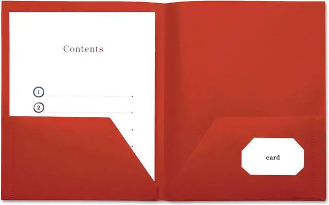 Main image of Universal Folder,Pckt,Poly,10pk,Rd 20543