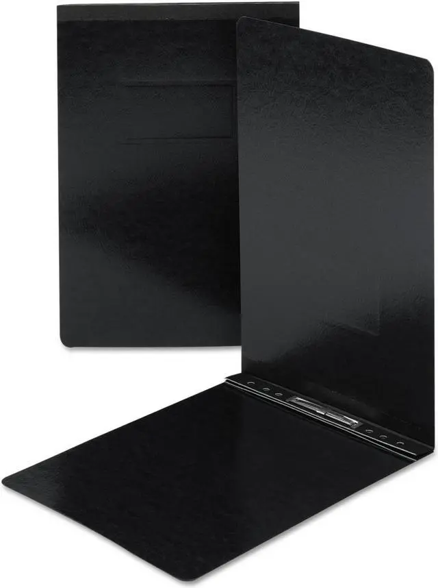 Alt view image 11 of 11 - Smead End Opening PressGuard Report Cover Prong Fastener Legal Black 81132