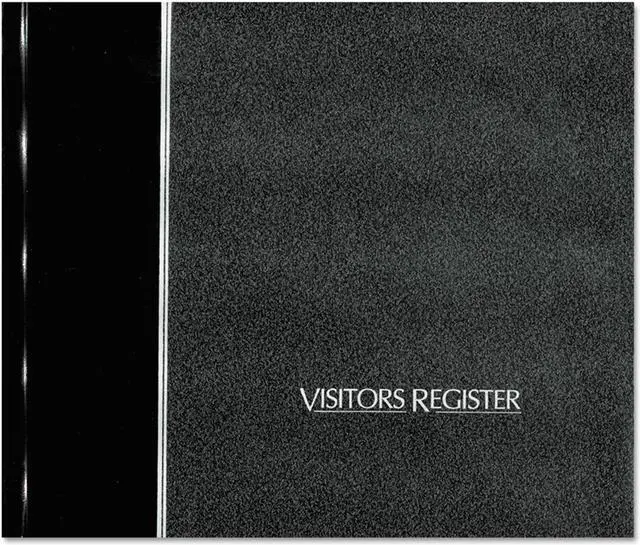 Alt view image 9 of 12 - National Visitor Register Book Black Hardcover 128 Pages 8 1/2 x 9 7/8 57802