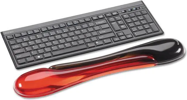 Alt view image 11 of 14 - Kensington Duo Gel Keyboard Wrist Rest - Red / Black