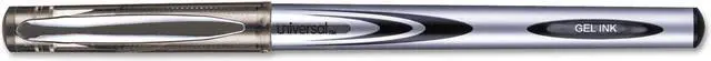 Alt view image 7 of 12 - Universal Gel Stick Pen 0.7 mm Medium Black Ink 1 Dozen 39610