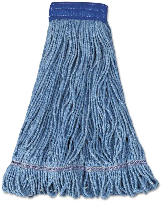 Main image of Boardwalk Mop Head Super Loop Head Cotton/Synthetic Fiber X-Large Blue 12/Carton