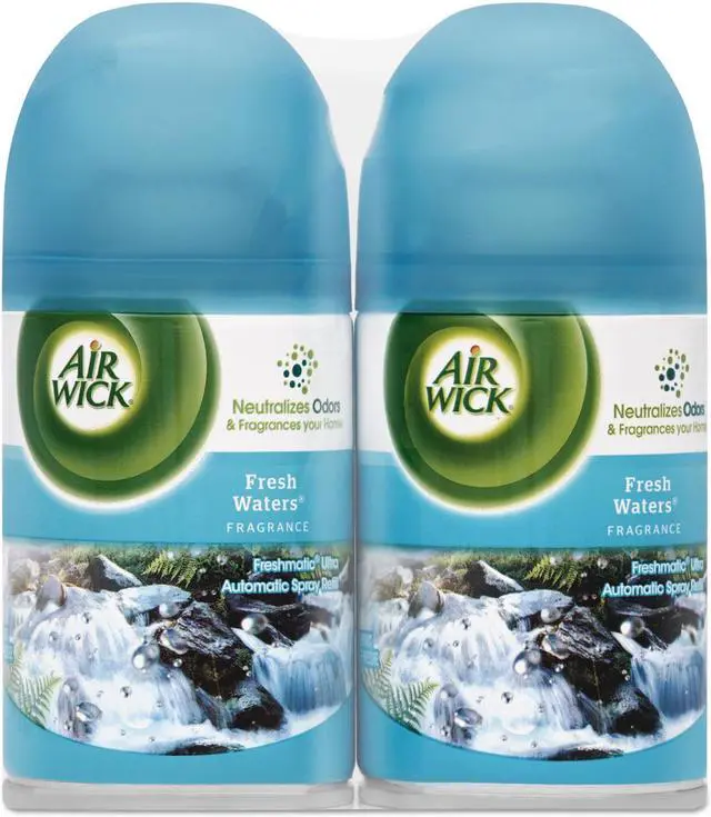 Alt view image 7 of 8 - Reckitt Benckiser 82093 FreshMatic Ultra Spray Refill, Fresh Waters, 6.17oz Aerosol