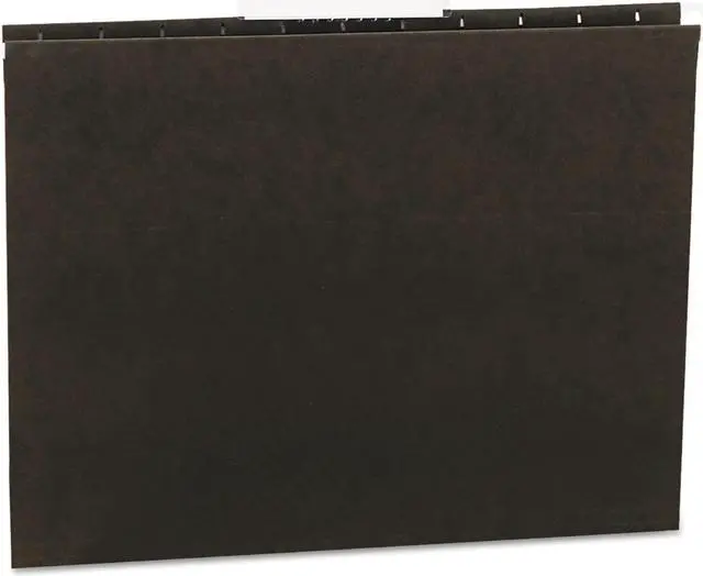 Main image of UNIVERSAL Hanging File Folders 1/3 Tab 11 Point Stock Letter Standard Green 25