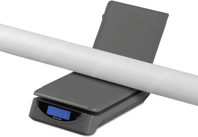 Alt view image 6 of 15 - Brecknell 25lb Electronic Postal Shipping Scale 8 x 6 Platform Gray PS25
